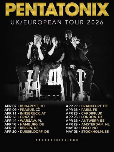 Pentatonix 2026 concert poster